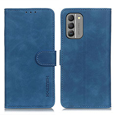 Leather Case Stands Flip Cover Holder K03Z for Nokia G400 5G Blue