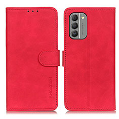Leather Case Stands Flip Cover Holder K03Z for Nokia G400 5G Red