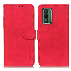Leather Case Stands Flip Cover Holder K03Z for Nokia XR21 Red