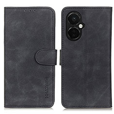 Leather Case Stands Flip Cover Holder K03Z for OnePlus Nord CE 3 5G Black