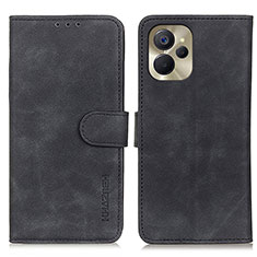 Leather Case Stands Flip Cover Holder K03Z for Realme 10 5G Black