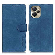 Leather Case Stands Flip Cover Holder K03Z for Realme 10 5G Blue