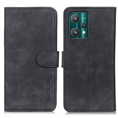 Leather Case Stands Flip Cover Holder K03Z for Realme 9 Pro 5G Black