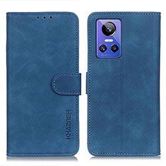 Leather Case Stands Flip Cover Holder K03Z for Realme GT Neo3 5G Blue