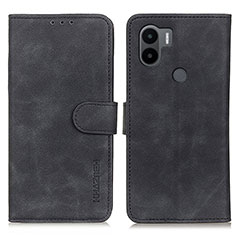 Leather Case Stands Flip Cover Holder K03Z for Xiaomi Redmi A1 Plus Black