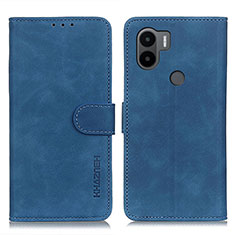 Leather Case Stands Flip Cover Holder K03Z for Xiaomi Redmi A1 Plus Blue
