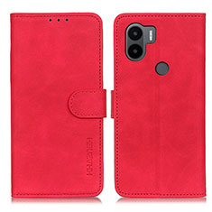 Leather Case Stands Flip Cover Holder K03Z for Xiaomi Redmi A1 Plus Red