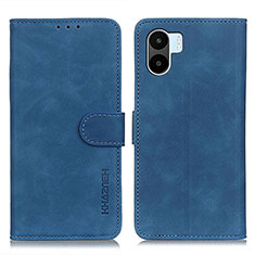 Leather Case Stands Flip Cover Holder K03Z for Xiaomi Redmi A2 Blue