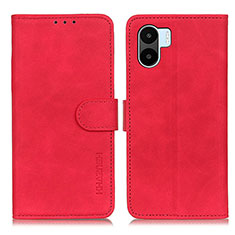 Leather Case Stands Flip Cover Holder K03Z for Xiaomi Redmi A2 Plus Red