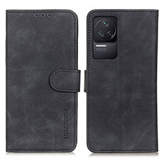 Leather Case Stands Flip Cover Holder K03Z for Xiaomi Redmi K50 Pro 5G Black