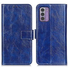 Leather Case Stands Flip Cover Holder K04Z for Nokia G310 5G Blue