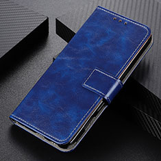Leather Case Stands Flip Cover Holder K04Z for Vivo iQOO U5e 5G Blue