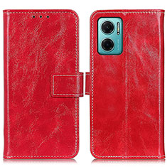 Leather Case Stands Flip Cover Holder K04Z for Xiaomi Redmi Note 11E 5G Red