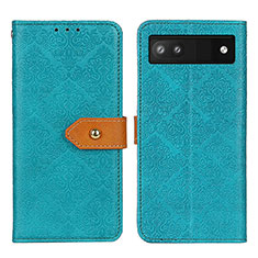 Leather Case Stands Flip Cover Holder K05Z for Google Pixel 7a 5G Green