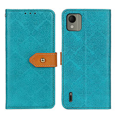 Leather Case Stands Flip Cover Holder K05Z for Nokia C110 Green