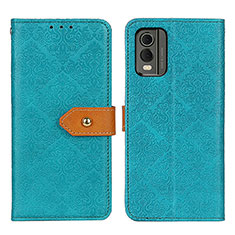 Leather Case Stands Flip Cover Holder K05Z for Nokia C32 Green
