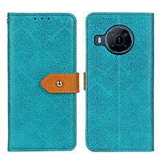 Leather Case Stands Flip Cover Holder K05Z for Nokia X100 5G Green