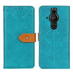 Leather Case Stands Flip Cover Holder K05Z for Sony Xperia PRO-I Green