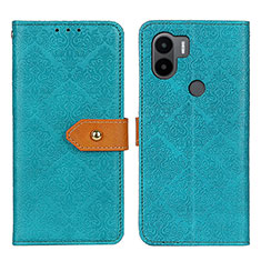 Leather Case Stands Flip Cover Holder K05Z for Xiaomi Redmi A1 Plus Green