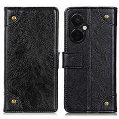 Leather Case Stands Flip Cover Holder K06Z for OnePlus Nord N30 5G Black