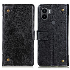 Leather Case Stands Flip Cover Holder K06Z for Xiaomi Redmi A1 Plus Black