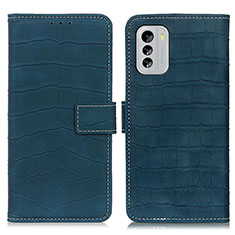 Leather Case Stands Flip Cover Holder K07Z for Nokia G60 5G Green