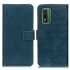 Leather Case Stands Flip Cover Holder K07Z for Nokia XR21 Green