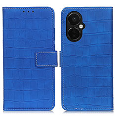 Leather Case Stands Flip Cover Holder K07Z for OnePlus Nord N30 5G Blue