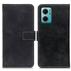 Leather Case Stands Flip Cover Holder K07Z for Xiaomi Redmi 10 Prime Plus 5G Black