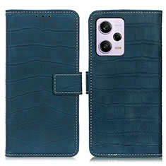 Leather Case Stands Flip Cover Holder K07Z for Xiaomi Redmi Note 12 Explorer Green