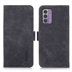 Leather Case Stands Flip Cover Holder K08Z for Nokia G310 5G Black