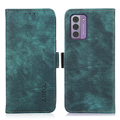 Leather Case Stands Flip Cover Holder K08Z for Nokia G42 5G Green