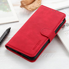 Leather Case Stands Flip Cover Holder K08Z for Xiaomi Mi 13 Lite 5G Red