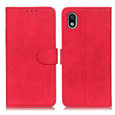 Leather Case Stands Flip Cover Holder K09Z for Sony Xperia Ace III Red