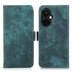 Leather Case Stands Flip Cover Holder K10Z for OnePlus Nord N30 5G Green