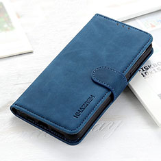 Leather Case Stands Flip Cover Holder KZ3 for OnePlus 12 5G Blue