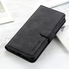 Leather Case Stands Flip Cover Holder KZ9 for Sony Xperia 5 V Black