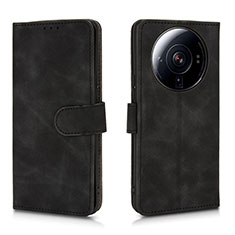 Leather Case Stands Flip Cover Holder L01 for Xiaomi Mi 12S Ultra 5G Black