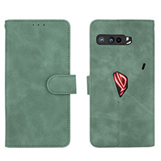 Leather Case Stands Flip Cover Holder L01Z for Asus ROG Phone 3 Strix ZS661KS Green