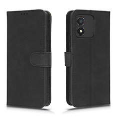 Leather Case Stands Flip Cover Holder L01Z for Huawei Honor X5 Black