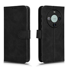 Leather Case Stands Flip Cover Holder L01Z for Huawei Mate 60 Black