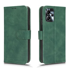 Leather Case Stands Flip Cover Holder L01Z for Motorola Moto G23 Green