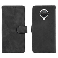 Leather Case Stands Flip Cover Holder L01Z for Nokia 6.3 Black
