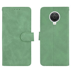 Leather Case Stands Flip Cover Holder L01Z for Nokia 6.3 Green