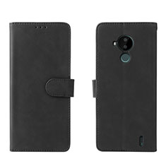 Leather Case Stands Flip Cover Holder L01Z for Nokia C30 Black