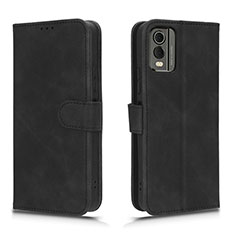 Leather Case Stands Flip Cover Holder L01Z for Nokia C32 Black