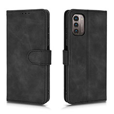Leather Case Stands Flip Cover Holder L01Z for Nokia G11 Black