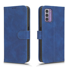 Leather Case Stands Flip Cover Holder L01Z for Nokia G310 5G Blue