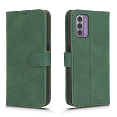 Leather Case Stands Flip Cover Holder L01Z for Nokia G310 5G Green