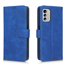 Leather Case Stands Flip Cover Holder L01Z for Nokia G60 5G Blue